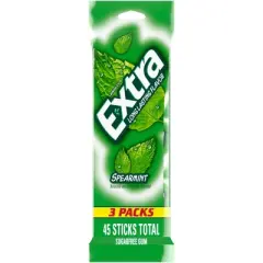 Extra Sugar-Free Spearmint Gum Multipack - 15ct/3pk