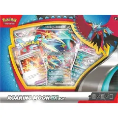 Pokemon TCG: Roaring Moon ex Box (1 Foil Promo Card, 1 Oversize Foil Card & 4 Booster Packs)