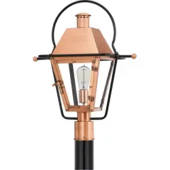 Quoizel Lighting Rue De Royal 1 - Light Post Light in  Aged Copper