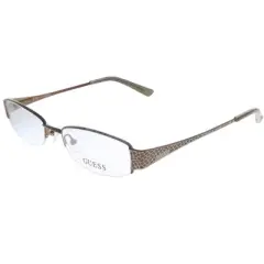 Guess GU 2270 BRN Womens Rectangle Eyeglasses Black 51mm