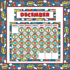 TEACHER CREATED RESOURCES Superhero Calendar Set 9540