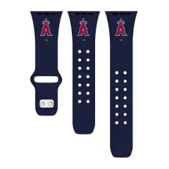MLB Los Angeles Angels Apple Watch Compatible Silicone Band - Blue
