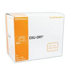 Exu-Dry 5999004120 Dressing With Anti-Shear Layer 4 in. x 6 in. (Box of 10)