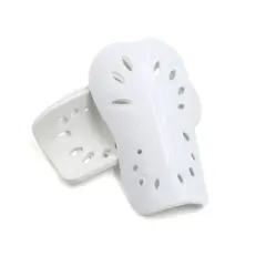 Unique Bargains Football Outdoor Sports Shin Pad Protective Gear Legs Guards White 1 Pair