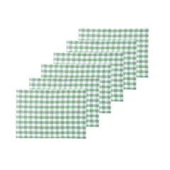 C&F Home Ashford Sage Placemats Set of 6, 13" x 19"