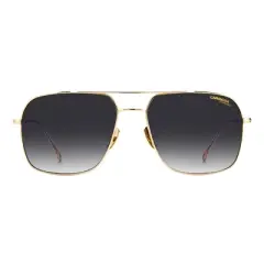 Carrera CA 247/S 2F7_9O Unisex Rectangle Sunglasses Gold/Grey 58mm