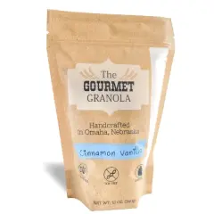 The Gourmet Granola 12 oz Cinnamon Vanilla Granola Gluten, Dairy, & Soy Free - Pack of 2
