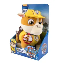 PAW Patrol Deluxe Talking Plush Rubble