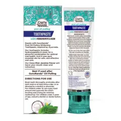 GuruNanda Fluoride-Free Whitening Toothpaste with Hydroxyapatite - 4.2oz