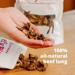 PetFriendly Beefy Bites - Beef Lung Dog Treats