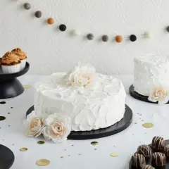 Juvale Set of 6 Cake Drums, 8, 10, and 12-Inch Round Cake Boards for Baking, 1/2" Thick and Sturdy (2 of Each Size)