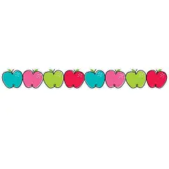 Creative Teaching Press EZ Border 3" x 48' Doodle Apples 3/Pack (CTP10417-3)