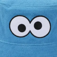Sesame Street Cookie Monster Big Face Adult Blue Bucket Hat