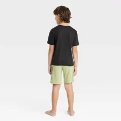 Boys' Jurassic World 3pc Pajama Set - Green/Black