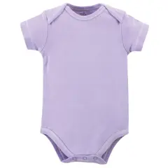 Touched by Nature Baby Girl Organic Cotton Bodysuits 5pk, Dragonfly