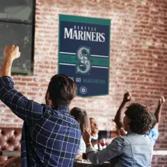 24" x 38" MLB Seattle Mariners Wool Banner