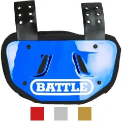 Battle Sports Adult Chrome Protective Football Back Plate