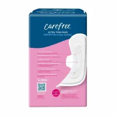 Carefree Ultra Thin Super/Long Pads with Wings -28ct