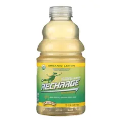 R.W. Knudsen All Natural Organic Lemon Recharge Sports Drink - Case of 6/32 oz