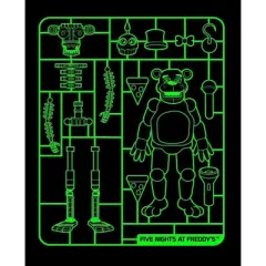 Five Nights at Freddy's Sister Location Toy Freddy Assembly Boy's Black T-shirt