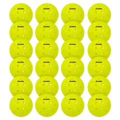 Franklin Sports X-40 USAPA Official Optic Pickleballs - 24pc - Yellow: Neon Polyethylene Sports Balls