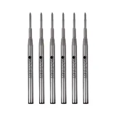 Monteverde Ballpoint Pen Refill Fine Point Blue Ink 6 Pack (M423BB)