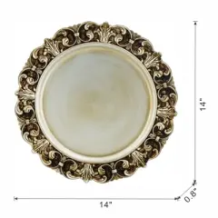 JUJABU Plastic Charger Plate