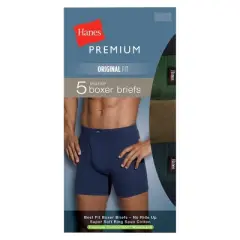 Hanes Premium Men's Comfort Soft Waistband 5pk Boxer Briefs - Assorted Colors XL
