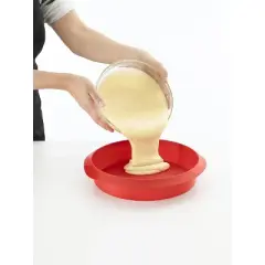 Lekue Silicone 9.5 Inch Round Cake Pan