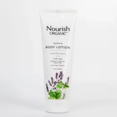 Hydrating Body Lotion Lavender Mint by Nourish Organic  -  8 oz Lotion