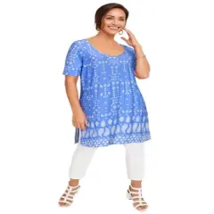 Jessica London Women&rsquo;s Plus Size Mega Knit Tunic