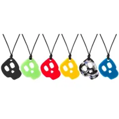 Chewigem Skull Pendant, Black