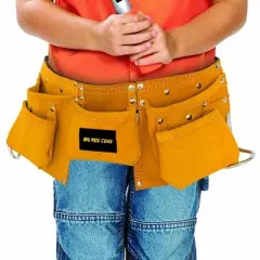 Big Mo's Toys Pretend Suede Tool Belt with Adjustable Strap