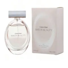 Calvin Klein Sheer Beauty By Calvin Klein Women Bergamot, Red Berries, Bellini, Musk, Sandalwood Edt Spray 3.4 Oz