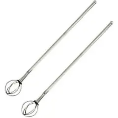 Norpro 8" Stainless Steel Cocktail Whisk - Bar Drink Stirring Mixing Stirrer