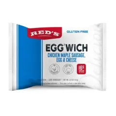 Red's Frozen All Natural Frozen Gluten Free Maple Sausage Egg-wich - 7.8oz/2ct