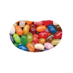 Jelly Belly 49 Assorted Flavors - 3 lb Resealable Clear Can Great For Home, Office, School, Car and More!