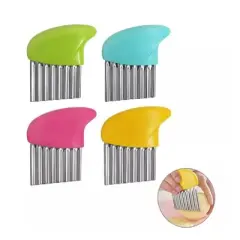 Kitcheniva Wavy Crinkle Cutter Set 4 Pcs