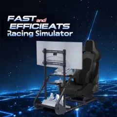 APRILSOUL Enhanced and stable racing wheel cockpit, compatible with Fanatec, PXN, Thrustmaster, Logitech adjustable driving simulators