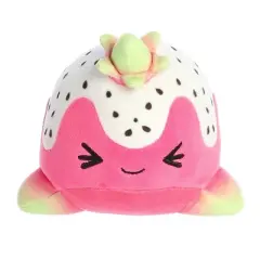 Aurora Small Dragon Fruit Nomwhal Tasty Peach Enchanting Stuffed Animal Pink 7"