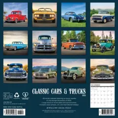 Willow Creek Press 2026 Classic Cars and Trucks Wall Calendar
