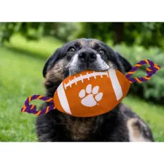 NCAA Clemson Tigers Nylon Football Dog Toy