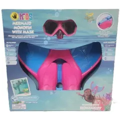 Body Glove Mermaid Monofin with Mask Mermaid Linden Pink/Blue