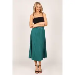 Petal and Pup Womens Anderson Pleat Midi Skirt