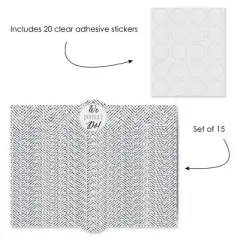 Big Dot of Happiness We Still Do - Wedding Anniversary - DIY Party Supplies - Wedding Anniversary Party DIY Wrapper Favors & Decorations - Set of 15