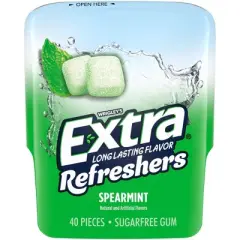 Wrigley's Extra Refreshers Spearmint Sugar-Free Gum - 40ct