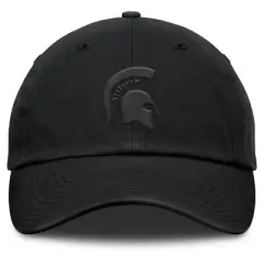 NCAA Michigan State Spartans Unstructured Black Tonal Cotton Hat
