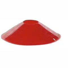 360 Athletics Saucer Cone Marker 7" Durable Stackable Agility Cones &ndash; Flexible Ribbed Plastic (25 Pack)