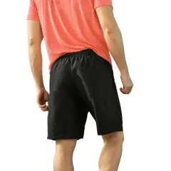 Leo  Men&rsquo;s Sports Short with Anti-fluid Coating and Functional Pockets -