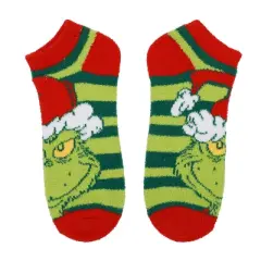 The Grinch Chenille Adult Ankle Socks (Pack of 3)